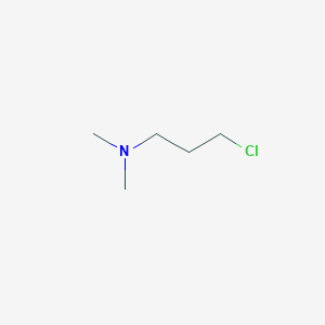 molecular formula C5H12ClN B094203 3-chloro-N,N-dimethylpropan-1-amine CAS No. 109-54-6