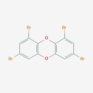 molecular formula C12H4Br4O2 B009422 1,3,7,9-Tetrabromodibenzo-p-dioxin CAS No. 109333-30-4