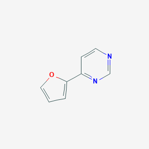 molecular formula C8H6N2O B094220 4-(Furan-2-yl)pyrimidine CAS No. 17749-82-5