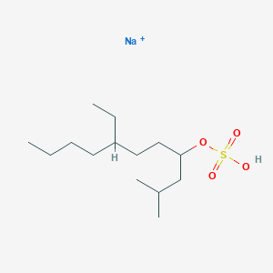molecular formula C14H30NaO4S+ B094223 Sotradecol CAS No. 139-88-8