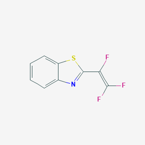 molecular formula C9H4F3NS B094229 2-(Trifluorovinyl)benzothiazole CAS No. 18101-08-1