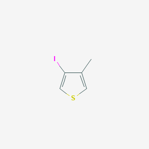 molecular formula C5H5IS B094236 3-Iodo-4-methylthiophene CAS No. 16494-41-0