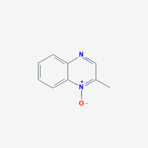 molecular formula C9H8N2O B094262 2-Methylquinoxaline 1-oxide CAS No. 18916-44-4