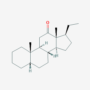 molecular formula C21H34O B094266 5beta-Pregnan-12-one CAS No. 17996-90-6