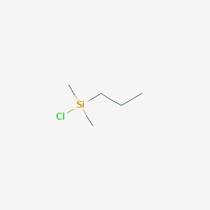 molecular formula C5H13ClSi B094270 Silane, chlorodimethylpropyl- CAS No. 17477-29-1