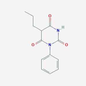molecular formula C13H14N2O3 B094275 1-Phenyl-5-propylbarbituric acid CAS No. 19011-62-2