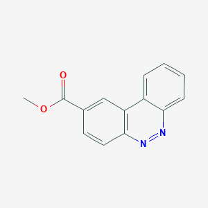 molecular formula C14H10N2O2 B094279 Methyl benzo[c]cinnoline-2-carboxylate CAS No. 19376-08-0