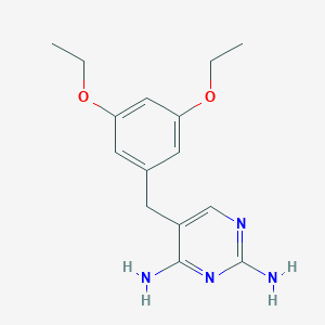5-[(3,5-Diethoxyphenyl)methyl]pyrimidine-2,4-diamine