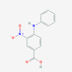 molecular formula C13H10N2O4 B094290 4-Anilino-3-nitrobenzoic acid CAS No. 16927-49-4