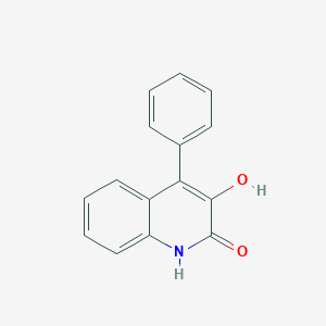 molecular formula C15H11NO2 B094306 Viridicatin CAS No. 129-24-8