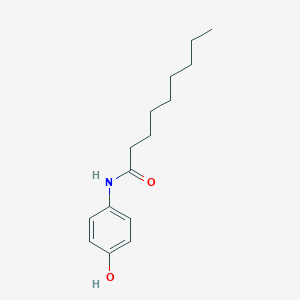 molecular formula C15H23NO2 B094308 N-(4-Hydroxyphenyl)nonan-1-amide CAS No. 101-95-1