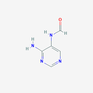 molecular formula C5H6N4O B094310 N-(4-Aminopyrimidin-5-yl)formamide CAS No. 16008-45-0