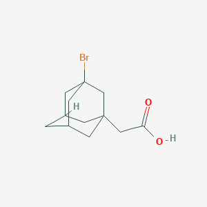 molecular formula C12H17BrO2 B094320 2-(3-Bromoadamantan-1-yl)acetic acid CAS No. 17768-34-2