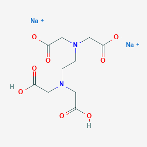 molecular formula C10H16N2Na2O8+2 B094323 Edetate disodium CAS No. 139-33-3