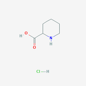 molecular formula C6H12ClNO2 B094331 Piperidine-2-carboxylic acid hydrochloride CAS No. 15862-86-9