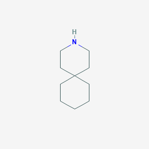 molecular formula C10H19N B094333 3-Azaspiro[5.5]undecane CAS No. 180-44-9