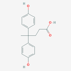 molecular formula C17H18O4 B094337 Diphenolic acid CAS No. 126-00-1