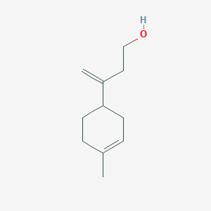molecular formula C11H18O B094345 4-Methyl-gamma-methylenecyclohex-3-ene-1-propan-1-ol CAS No. 15766-66-2