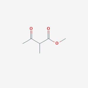 molecular formula C6H10O3 B094354 Methyl 2-methyl-3-oxobutanoate CAS No. 17094-21-2