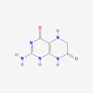 molecular formula C6H7N5O2 B094360 2-Amino-5,8-dihydropteridine-4,7(1H,6H)-dione CAS No. 1011-10-5