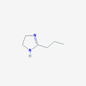 molecular formula C6H12N2 B094363 2-Propyl-2-imidazoline CAS No. 15450-05-2
