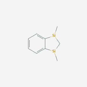 molecular formula C9H12Si2 B094368 1,3-Disilaindan, 1,3-dimethyl- CAS No. 17864-73-2