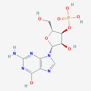molecular formula C10H14N5O8P B094370 Guanosine-3'-monophosphate CAS No. 117-68-0