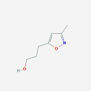 molecular formula C7H11NO2 B009439 3-(3-Methylisoxazol-5-yl)propan-1-ol CAS No. 105658-49-9