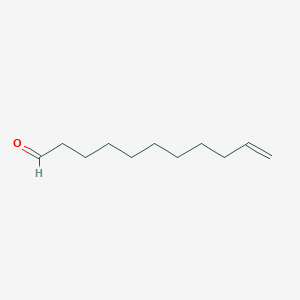 molecular formula C11H20O B094395 10-十一烯醛 CAS No. 112-45-8