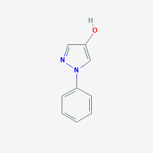 molecular formula C9H8N2O B094405 4-羟基-1-苯基吡唑 CAS No. 1076-60-4