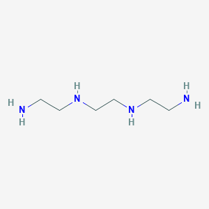 molecular formula C6H18N4<br>C6H18N4<br>(NH2CH2CH2NHCH2)2 B094423 Triethylenetetramine CAS No. 112-24-3