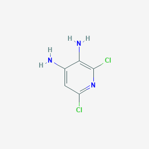 molecular formula C5H5Cl2N3 B009444 2,6-Dichloropyridine-3,4-diamine CAS No. 101079-63-4