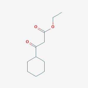 molecular formula C11H18O3 B094440 Ethyl 3-cyclohexyl-3-oxopropanoate CAS No. 15971-92-3