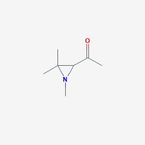 1-(1,3,3-Trimethylaziridin-2-yl)ethanone