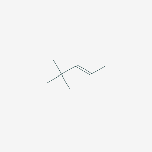 molecular formula C8H16<br>CH3C(CH3)=CHC(CH3)3<br>C8H16 B094453 2,4,4-Trimethyl-2-pentene CAS No. 107-40-4