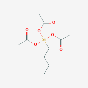 molecular formula C10H18O6Si B094460 Triacetoxybutylsilane CAS No. 17984-98-4