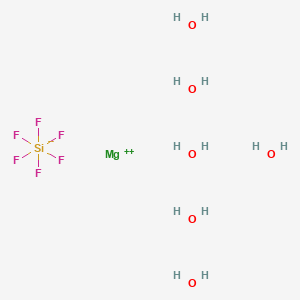 molecular formula F6H2MgOSi B094462 Magnesium hexafluorosilicate hexahydrate CAS No. 18972-56-0
