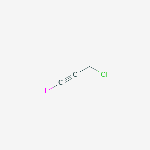 molecular formula C3H2ClI B094466 3-chloro-1-iodoprop-1-yne CAS No. 109-71-7