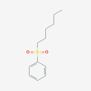 molecular formula C12H18O2S B094489 Sulfone, hexyl phenyl CAS No. 16823-63-5