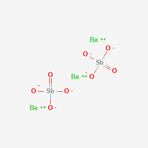molecular formula Ba3O8Sb2 B094493 Barium antimonate CAS No. 15600-59-6