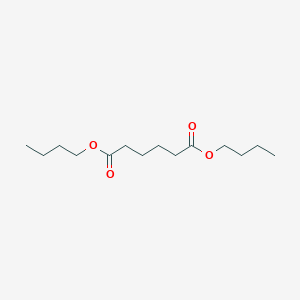 molecular formula C14H26O4<br>[CH2CH2CO2 (CH2)3CH3]2<br>C14H26O4 B094505 Dibutyl adipate CAS No. 105-99-7