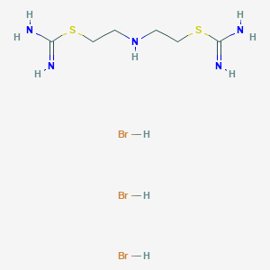 Pseudourea, 2,2'-(iminodiethylene)bis(2-thio-, trihydrobromide