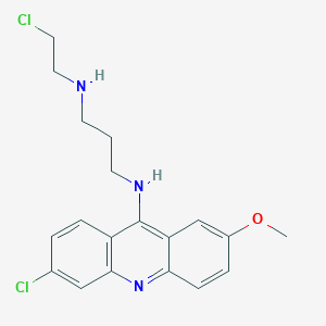 molecular formula C19H21Cl2N3O B094513 Acridine half-mustard CAS No. 17070-44-9