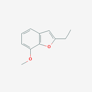 molecular formula C11H12O2 B009452 2-Ethyl-7-methoxybenzofuran CAS No. 102234-44-6