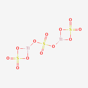 molecular formula Tl2(SO4)2<br>O12S3Tl2 B094520 Thallic sulfate CAS No. 16222-66-5