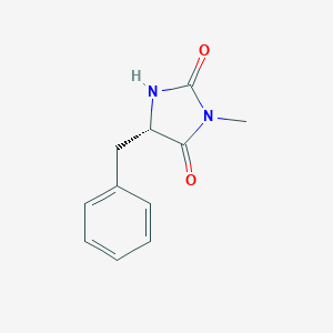 molecular formula C11H12N2O2 B094529 (S)-5-Benzyl-3-methyl-imidazolidine-2,4-dione CAS No. 16935-42-5