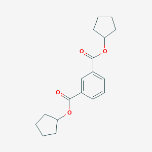 molecular formula C18H22O4 B094530 Isophthalic acid, dicyclopentyl ester CAS No. 18699-41-7