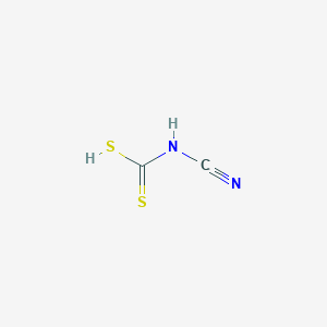 molecular formula C2H2N2S2 B094531 Cyanodithioimidocarbonic acid CAS No. 108-04-3