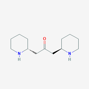molecular formula C13H24N2O B094544 (-)-Anaferine CAS No. 19519-55-2