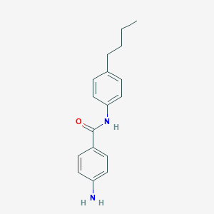 molecular formula C17H20N2O B094545 4-amino-N-(4-butylphenyl)benzamide CAS No. 89092-37-5